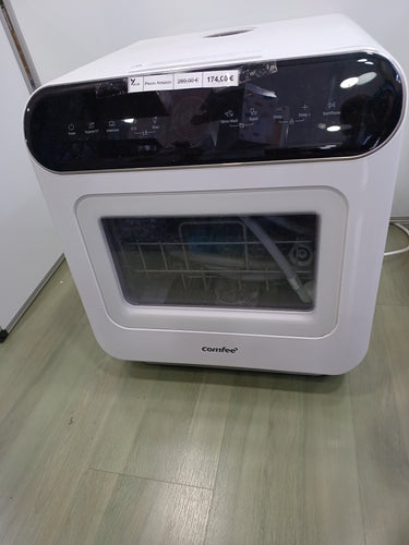 COMFEE' Mfd42S110W-It Lavastoviglie A Libera Installazione Con 3 Coperti, 7 Programmi, Tocca Controllo, Display A Led, Avvio Ritardato E Funzione Di Lavaggio Fuori Stagione, Bianco